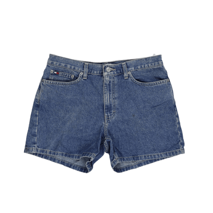 Tommy Hilfiger Vintage Blue Denim Shorts W32 7in Inseam Cotton