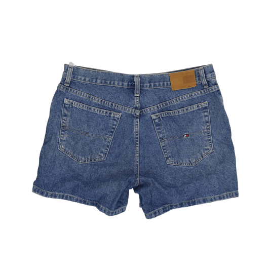 Tommy Hilfiger Vintage Blue Denim Shorts W32 7in Inseam Cotton