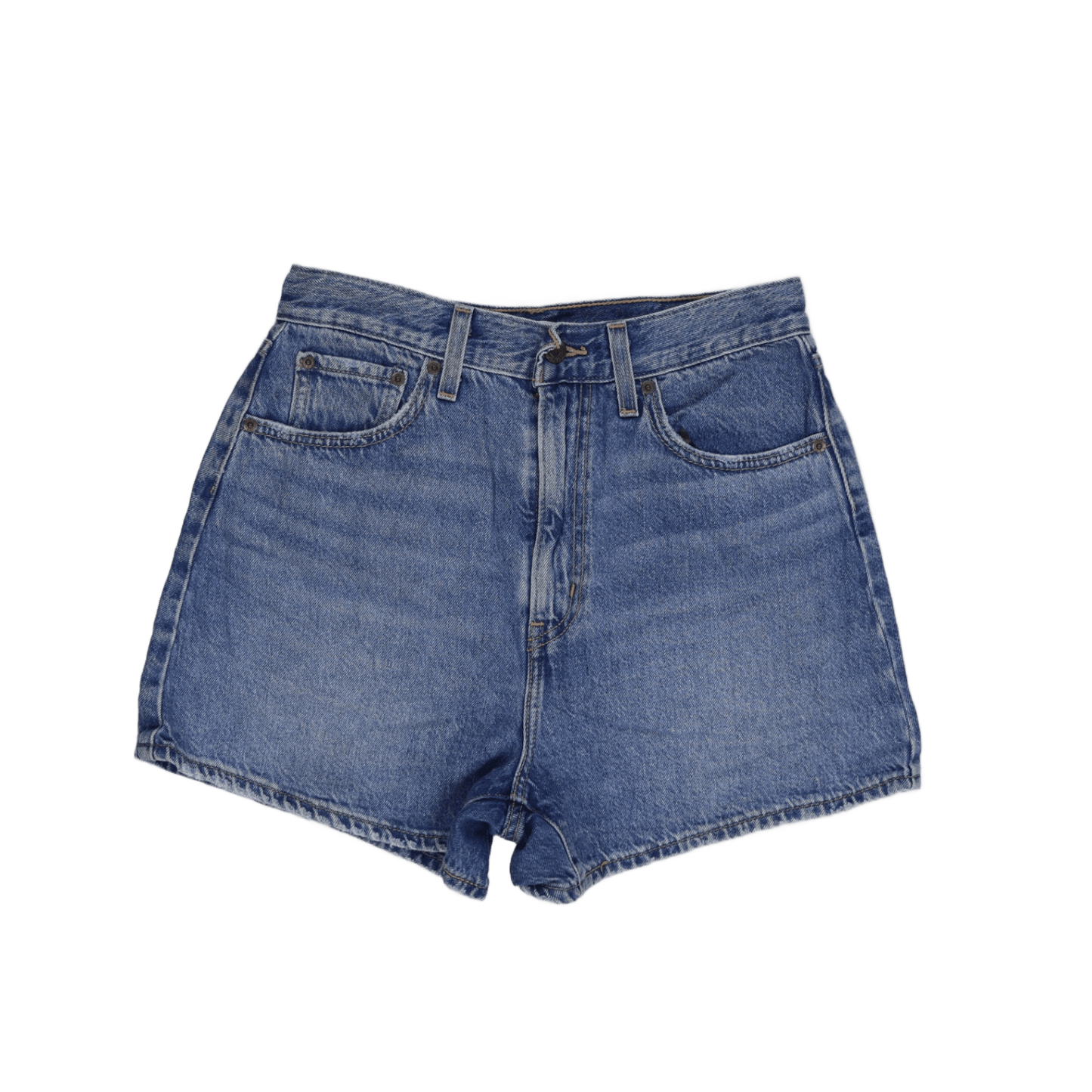 Levi's Vintage High Rise Denim Shorts Blue W28 Cotton