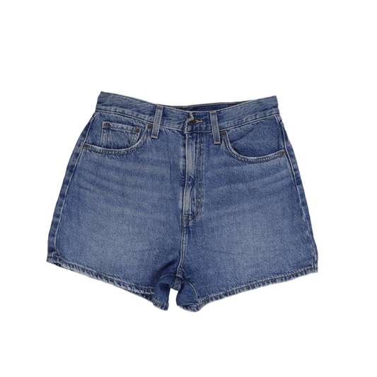 Levi's Vintage High Rise Denim Shorts Blue W28 Cotton