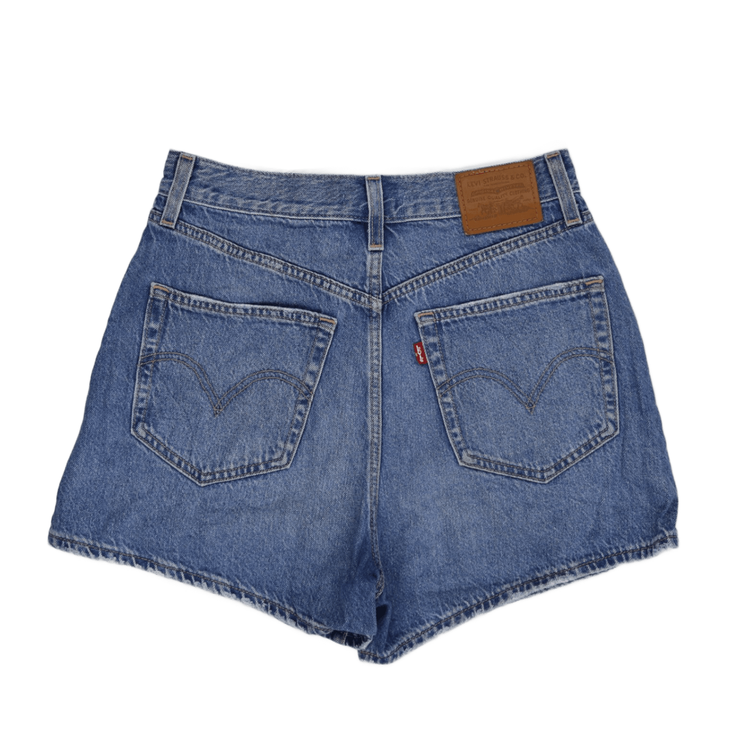 Levi's Vintage High Rise Denim Shorts Blue W28 Cotton