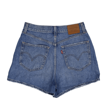 Levi's Vintage High Rise Denim Shorts Blue W28 Cotton