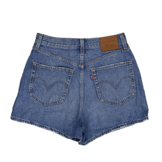 Levi's Vintage High Rise Denim Shorts Blue W28 Cotton