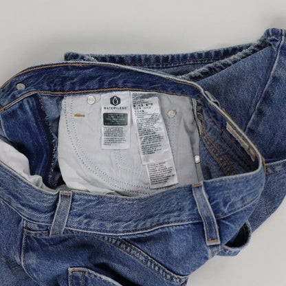Levi's Vintage High Rise Denim Shorts Blue W28 Cotton