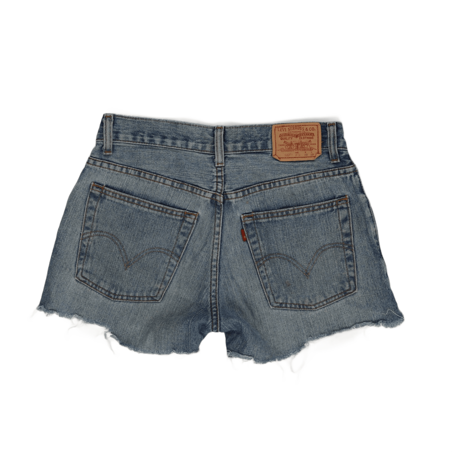 Levi's 527 Vintage Denim Shorts Women's Blue W28 L23 100% Cotton