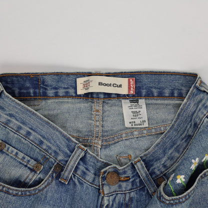 Levi's 527 Vintage Denim Shorts Women's Blue W28 L23 100% Cotton