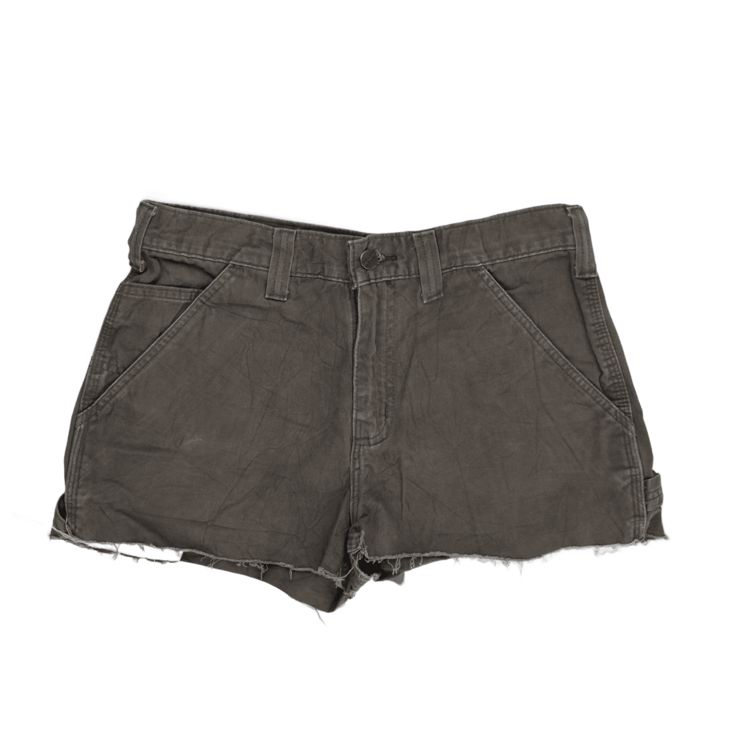 Carhartt Relaxed Fit Workwear Shorts Dark Grey Size 31 100 Percent Cotton