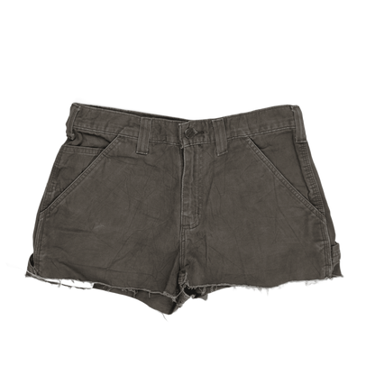 Carhartt Relaxed Fit Workwear Shorts Dark Grey Size 31 100 Percent Cotton