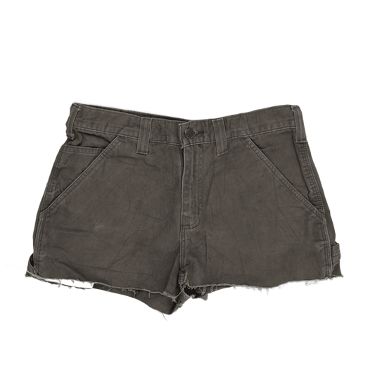 Carhartt Relaxed Fit Workwear Shorts Dark Grey Size 31 100 Percent Cotton