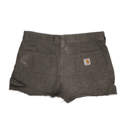 Carhartt Relaxed Fit Workwear Shorts Dark Grey Size 31 100 Percent Cotton