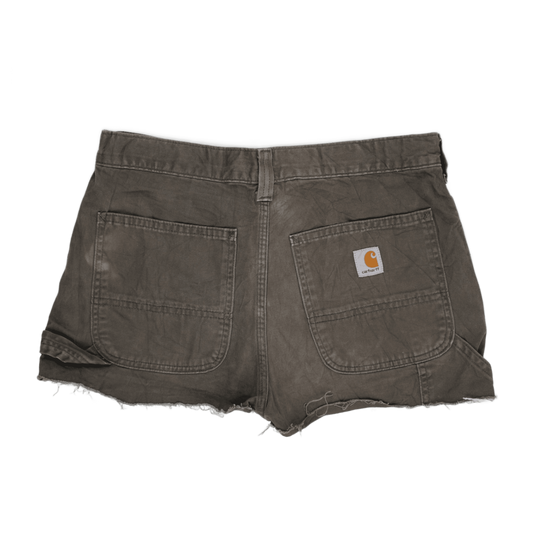 Carhartt Relaxed Fit Workwear Shorts Dark Grey Size 31 100 Percent Cotton