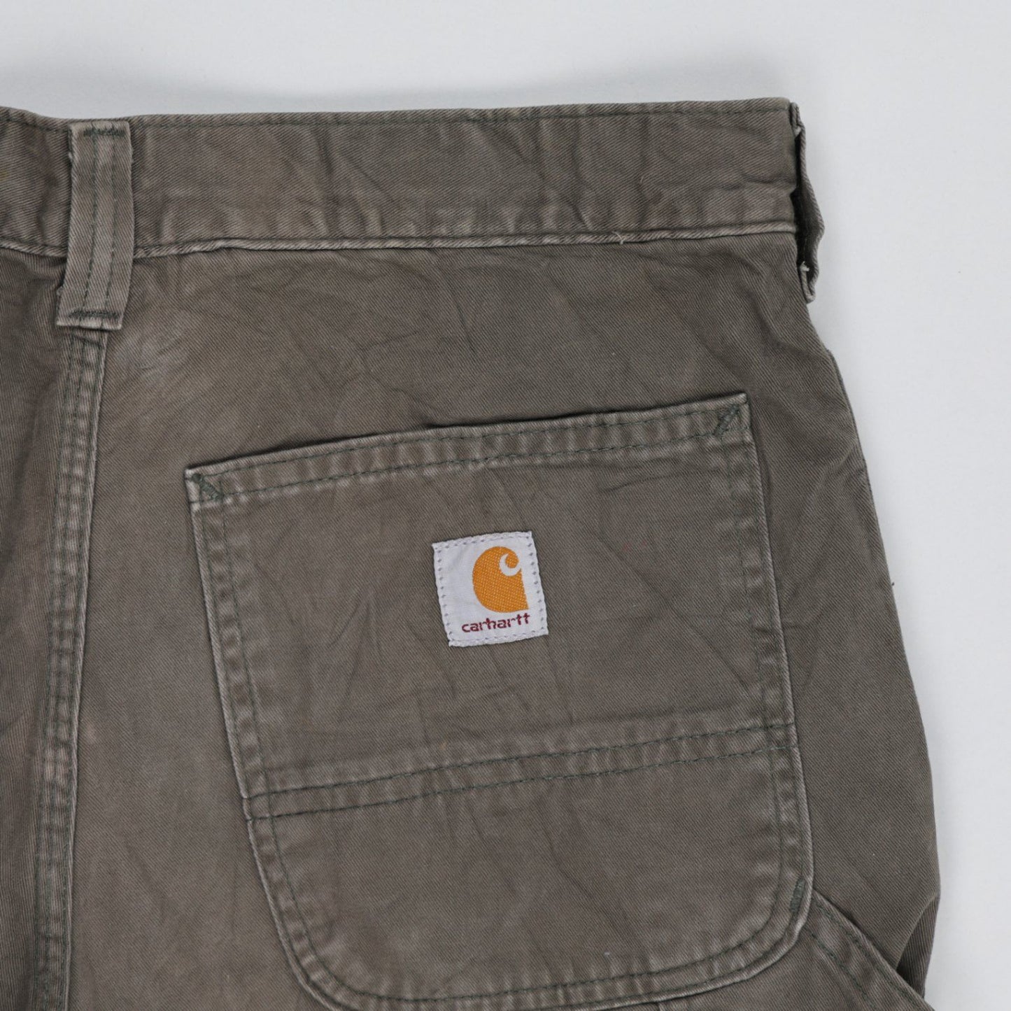 Carhartt Relaxed Fit Workwear Shorts Dark Grey Size 31 100 Percent Cotton