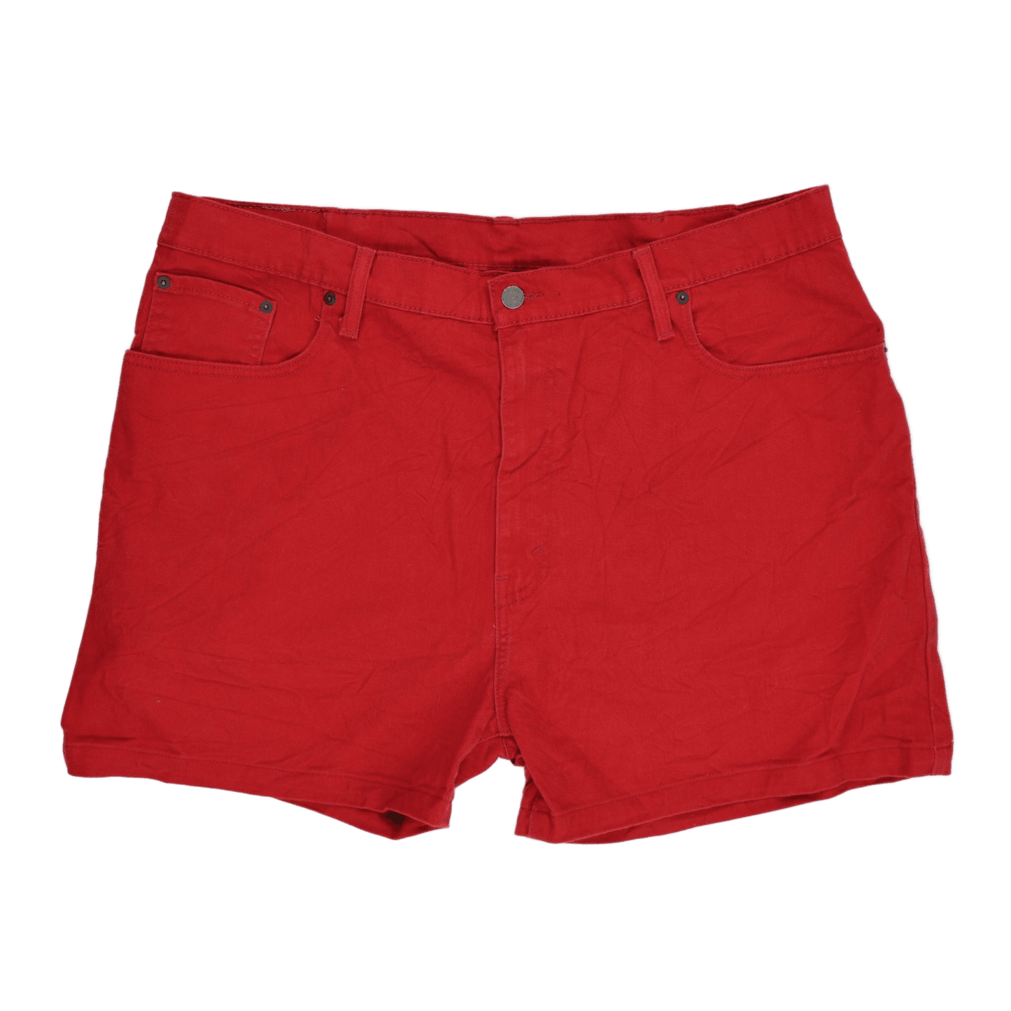 Levi's 569 Red Denim Shorts W40 100 Cotton Vintage