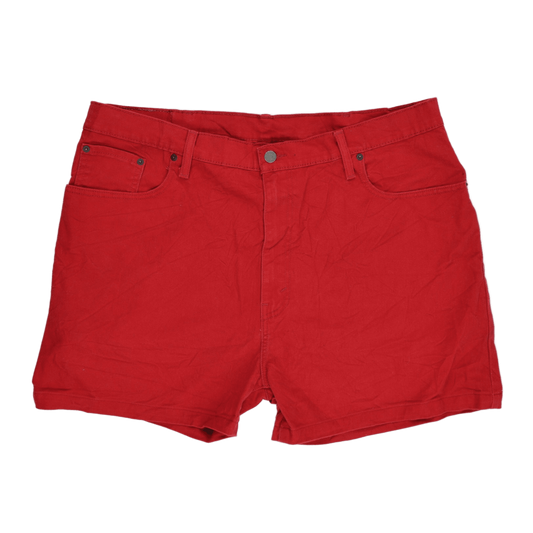 Levi's 569 Red Denim Shorts W40 100 Cotton Vintage