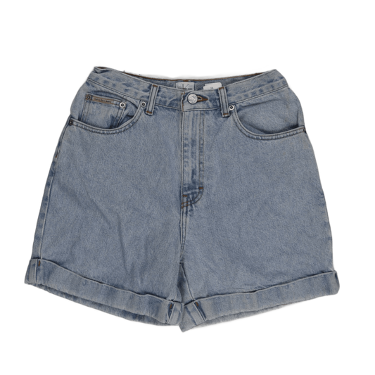 Calvin Klein Jeans Vintage High Waist Denim Shorts Light Blue 28in Waist 100 Cotton