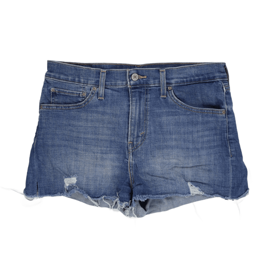 Levi's Women's Distressed Denim Shorts Blue Size 30 Cotton Denim Vintage