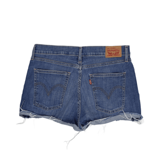 Levi's Women's Distressed Denim Shorts Blue Size 30 Cotton Denim Vintage