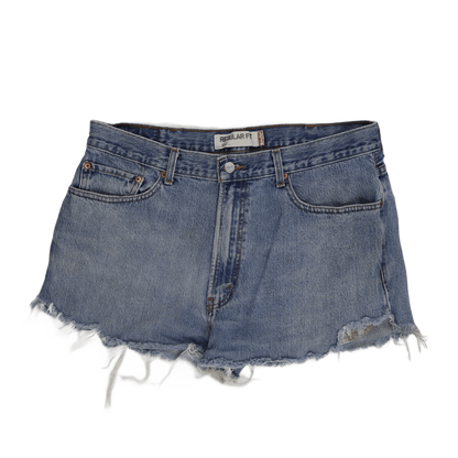 Levi's 505 Regular Fit Vintage Denim Shorts Blue W38 L30 Cotton