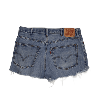 Levi's 505 Regular Fit Vintage Denim Shorts Blue W38 L30 Cotton