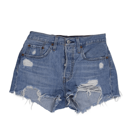 Levi's 501 Women's Vintage Cut-Off Denim Shorts Blue Size 28