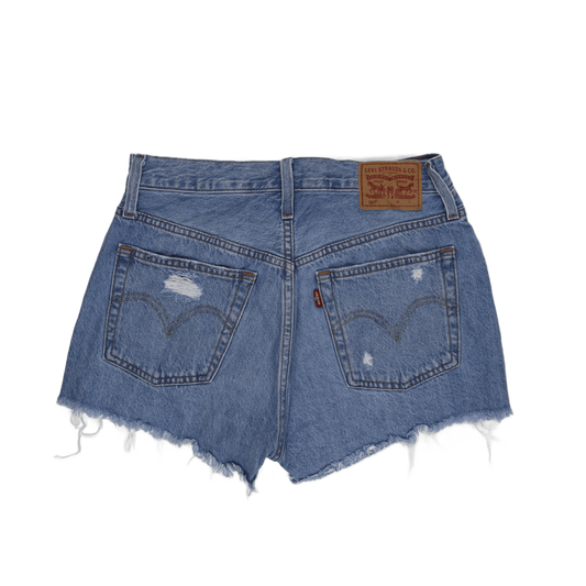 Levi's 501 Women's Vintage Cut-Off Denim Shorts Blue Size 28