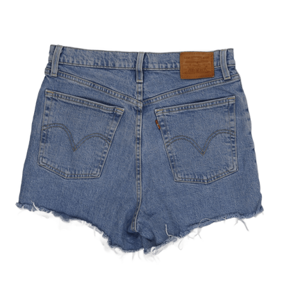 Levi's Vintage Blue Denim Cut-Off Shorts 28 100 Cotton High-Waisted