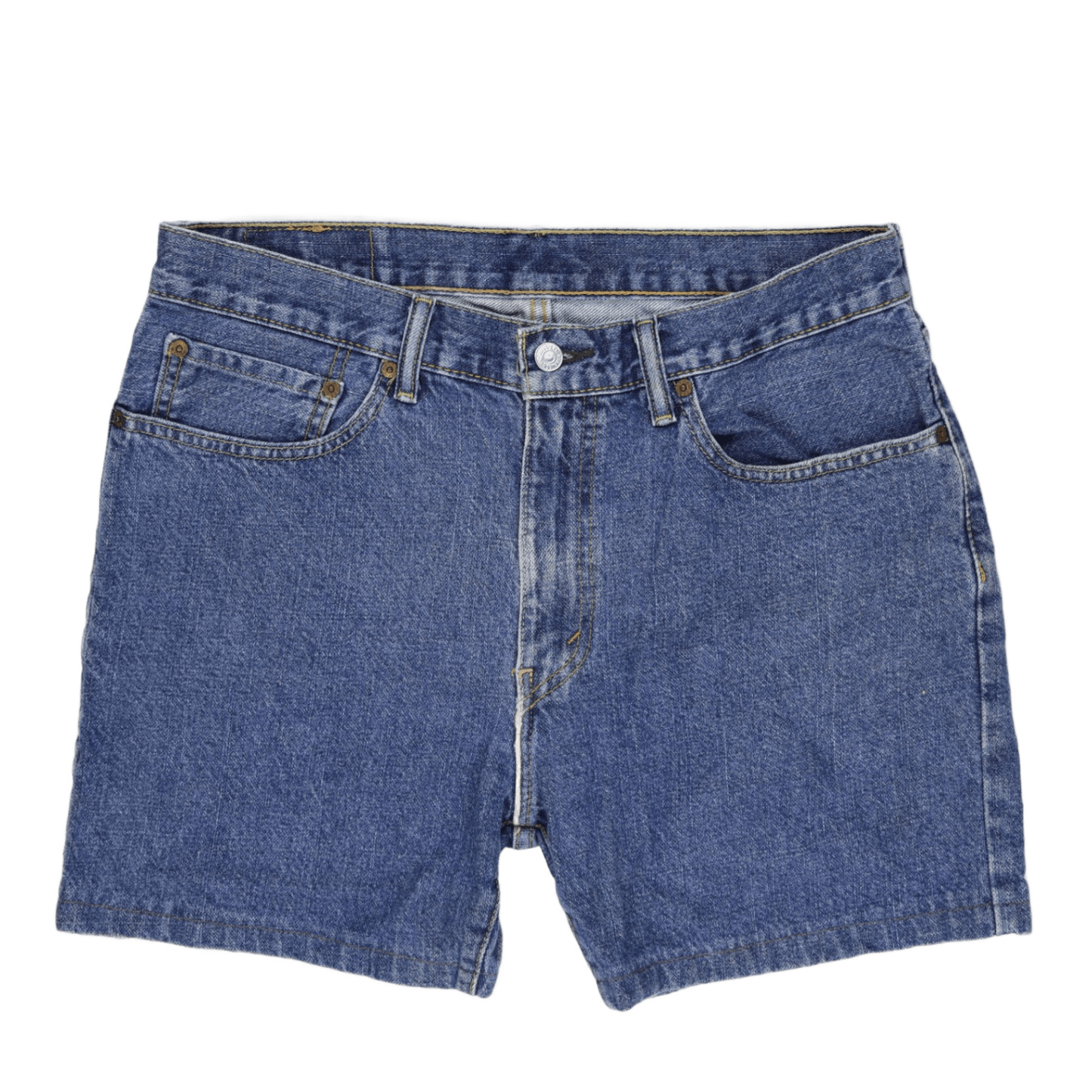 Levi's 505 Vintage Blue Denim Shorts W34 100% Cotton