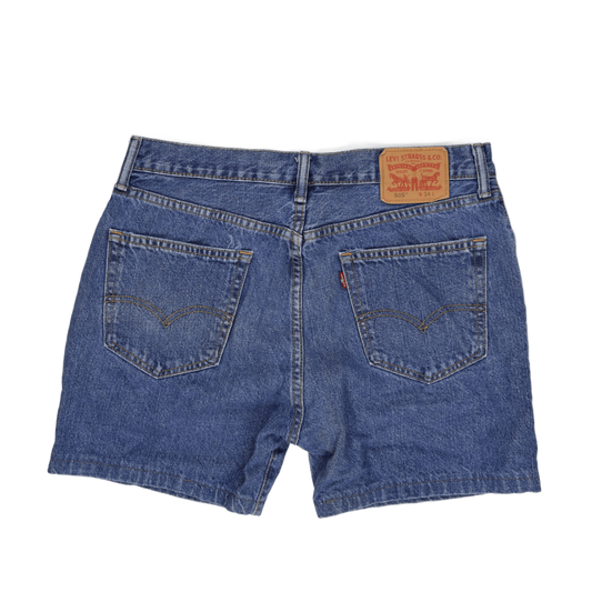 Levi's 505 Vintage Blue Denim Shorts W34 100% Cotton