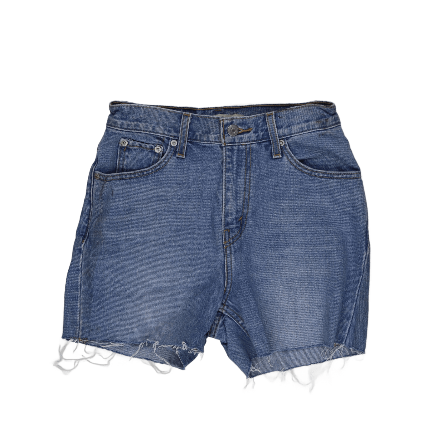Levi Strauss & Co. Women's Cut-Off Shorts Blue Size 10 4 Inch Inseam Cotton