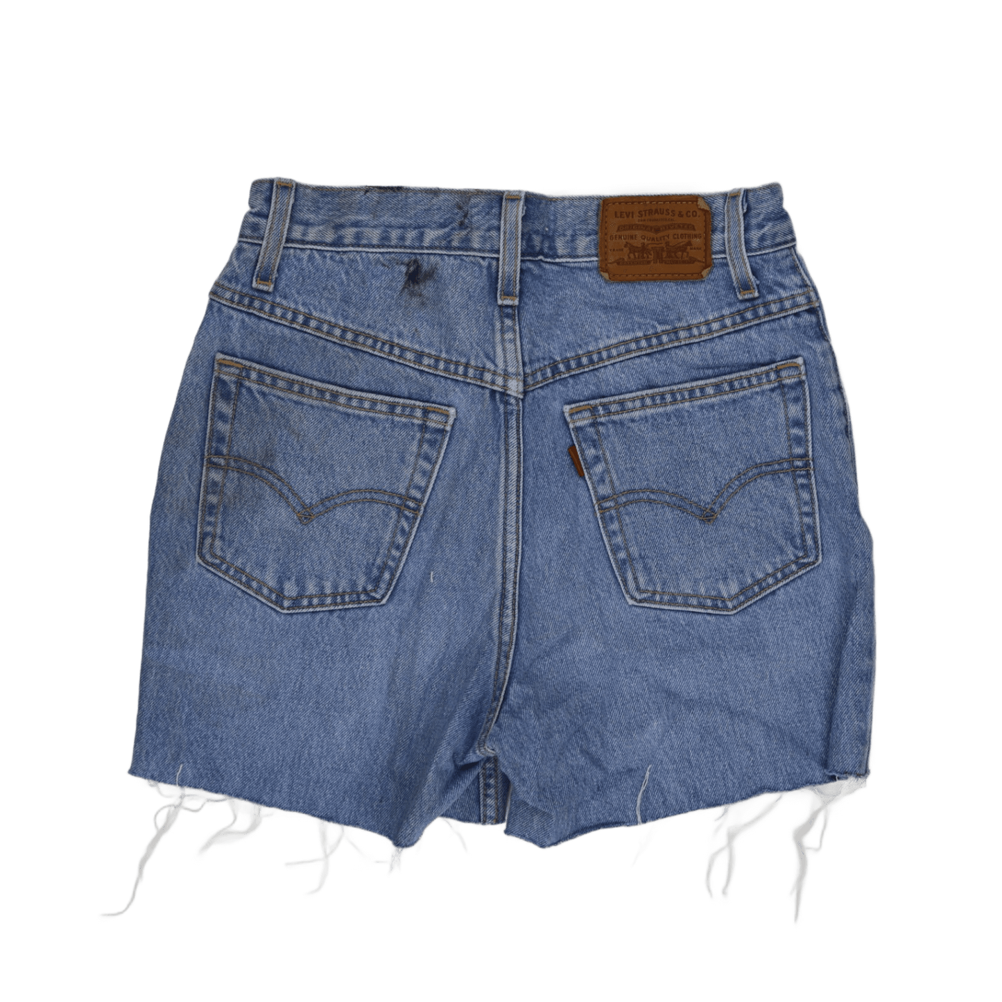 Levi Strauss & Co. Women's Cut-Off Shorts Blue Size 10 4 Inch Inseam Cotton