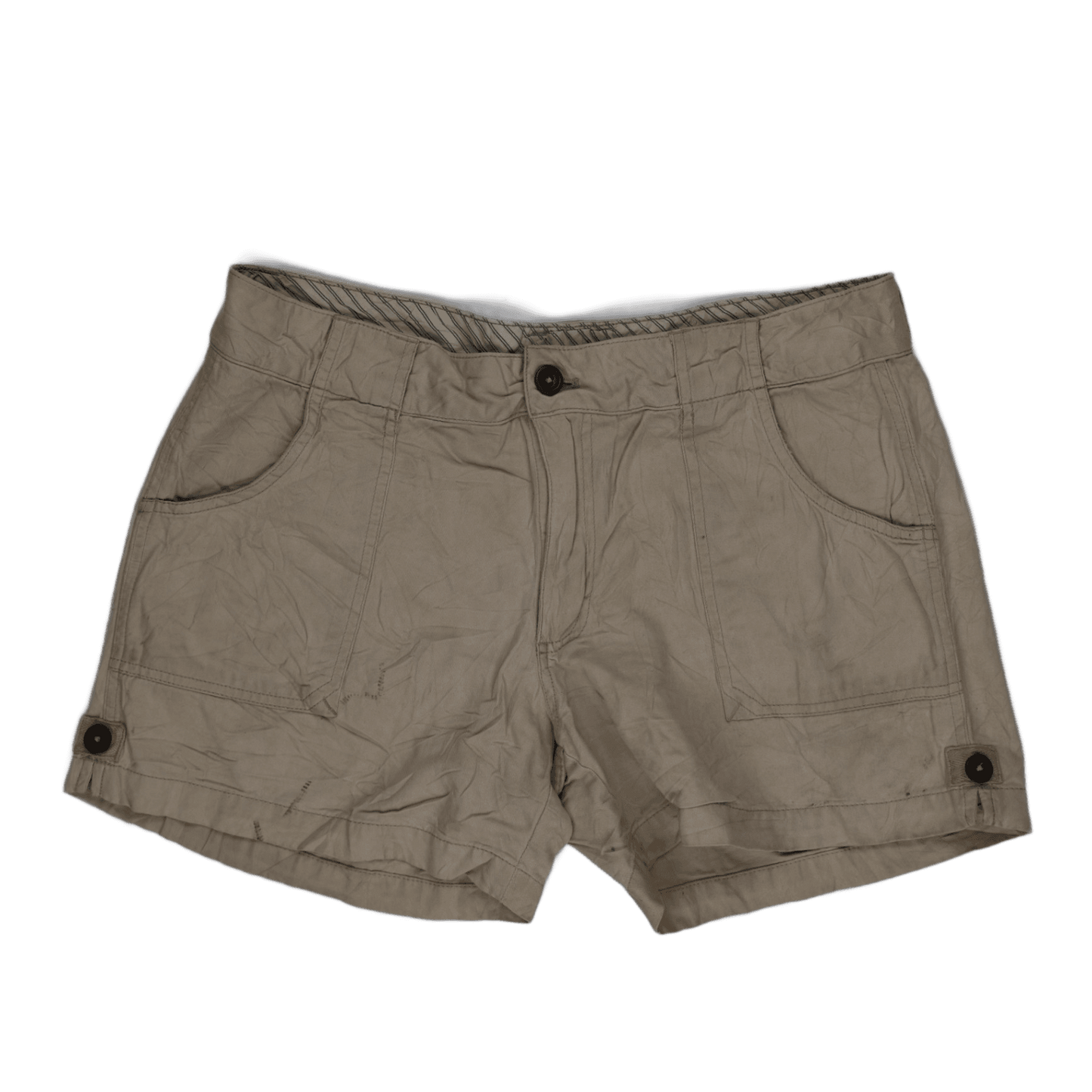Carhartt Womens Beige Cotton Utility Shorts Size S 30 Inch Waist 7 Inch Inseam