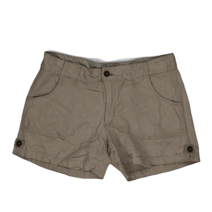 Carhartt Womens Beige Cotton Utility Shorts Size S 30 Inch Waist 7 Inch Inseam