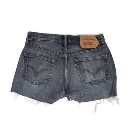 Levi's 501 Vintage Cut-off Denim Shorts Blue W30 100 Cotton