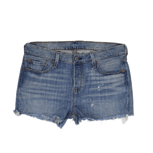 Levi's 501 Vintage Blue Denim Cut-Off Shorts Women's Size 26 100% Cotton