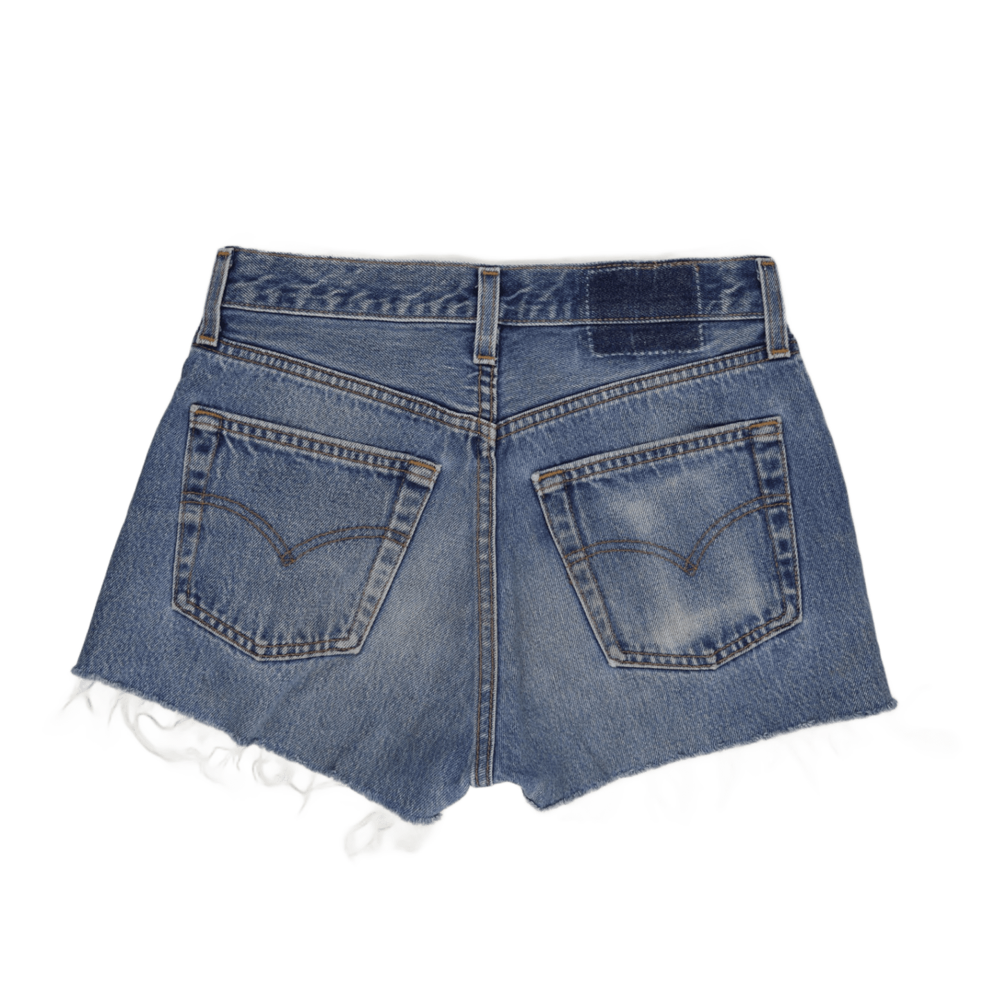 Levi's 501 Vintage Women's Blue Denim Shorts W29 L36 Cotton Casual