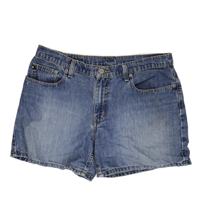 Ralph Lauren Vintage Blue Denim Shorts 36W 7 Inch Inseam Cotton