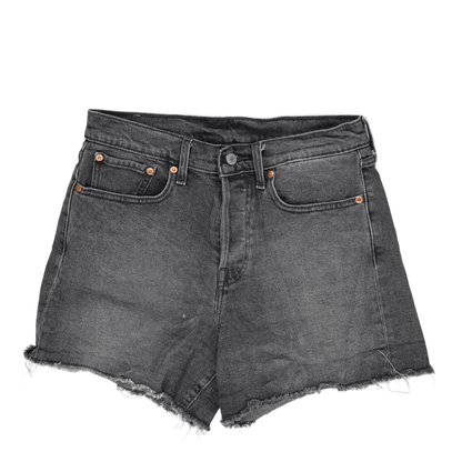 Levi's Women's Charcoal Black Cut-Off Denim Shorts W28 100% Cotton