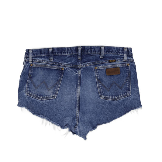 Wrangler Vintage Blue Cut Off Denim Shorts Size 47 Cotton Denim Womens