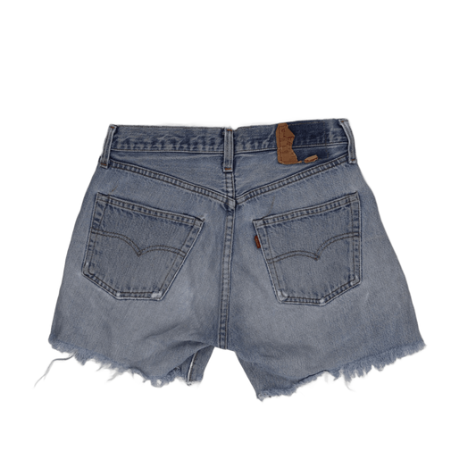 Levi's Vintage 501 High Waist Denim Shorts Light Blue Size 28 100% Cotton