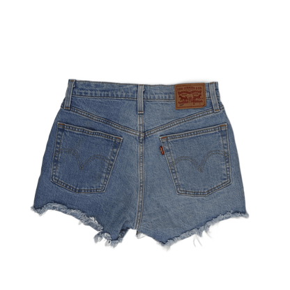 Levi's 501 High Waisted Cut-Off Shorts Light Blue W31 Cotton Denim Vintage
