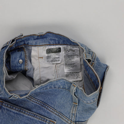 Levi's 501 High Waisted Cut-Off Shorts Light Blue W31 Cotton Denim Vintage