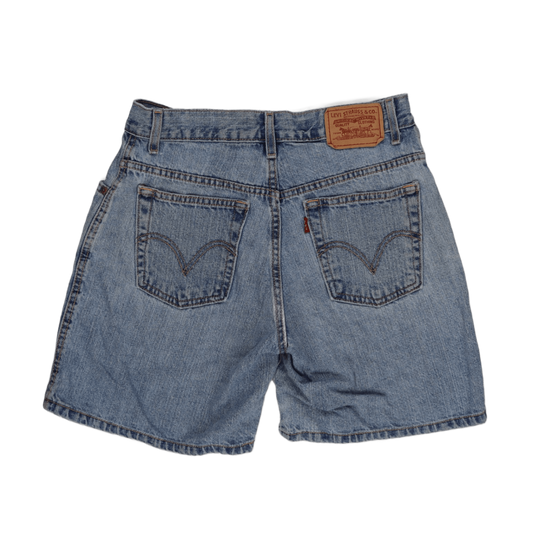 Levi's 550 Relaxed Fit Vintage Denim Shorts Light Blue Size 6 100% Cotton