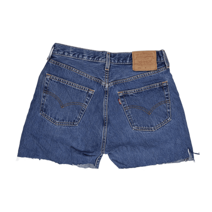 Levi's 501 Vintage Blue Denim Shorts W34 L18 100% Cotton