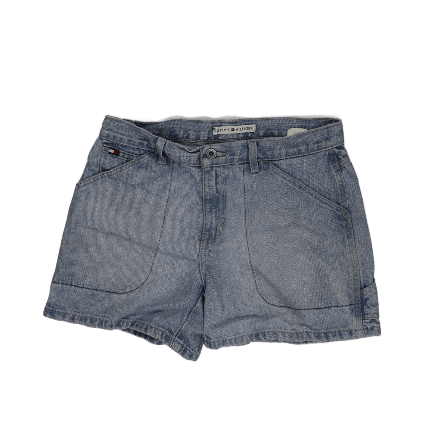 Tommy Hilfiger Women's Denim Shorts Blue Size 8 Waist 30 Inches 100% Cotton
