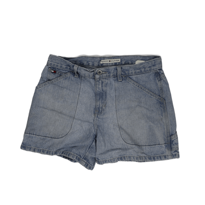 Tommy Hilfiger Women's Denim Shorts Blue Size 8 Waist 30 Inches 100% Cotton