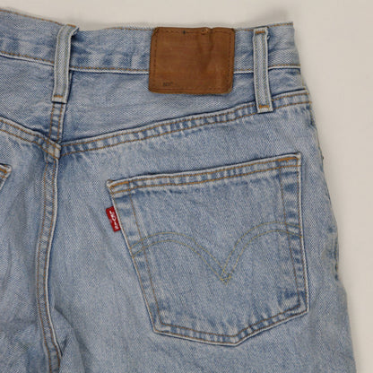 Levi's 501 Light Blue Vintage Denim Shorts 32 in 100% Cotton Classic Fit