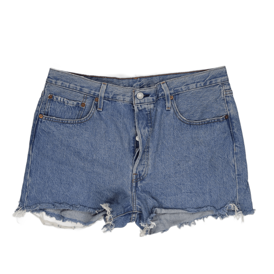 Levi's 501 Vintage Denim Shorts Blue W31 Cotton Women's Size 12 UK