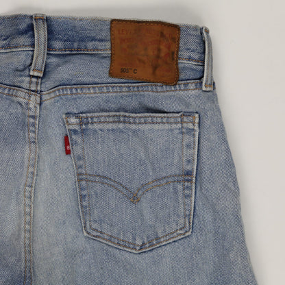 Levi's 505C Vintage Light Blue Denim Shorts W34 Cotton Casual