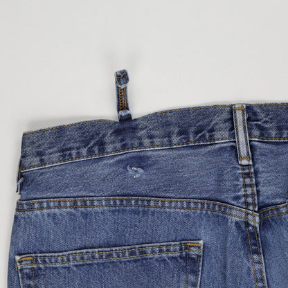 Levi's 550 Vintage High Rise Distressed Denim Shorts Blue W38 100 Cotton