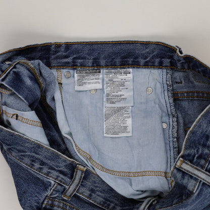 Levi's 550 Vintage High Rise Distressed Denim Shorts Blue W38 100 Cotton